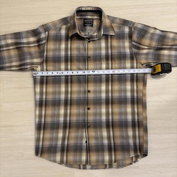 Pendleton Shirt Mens M Zephyr 100% Virgin Wool Button Down Long Sleeve Plaid - Picture 6 of 7